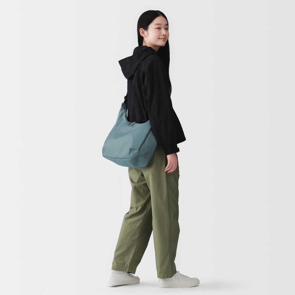 MUJI Rauchig Blau Wasserabweisend 2-Wege Ein Schultertasche, Unisex, Erwachsener, EFD40A6S,