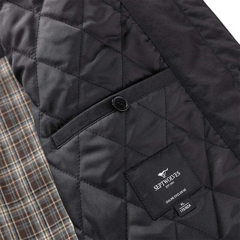 Septwolves Men's Triple-Proof Casual Stand-Collar Cotton Jacket