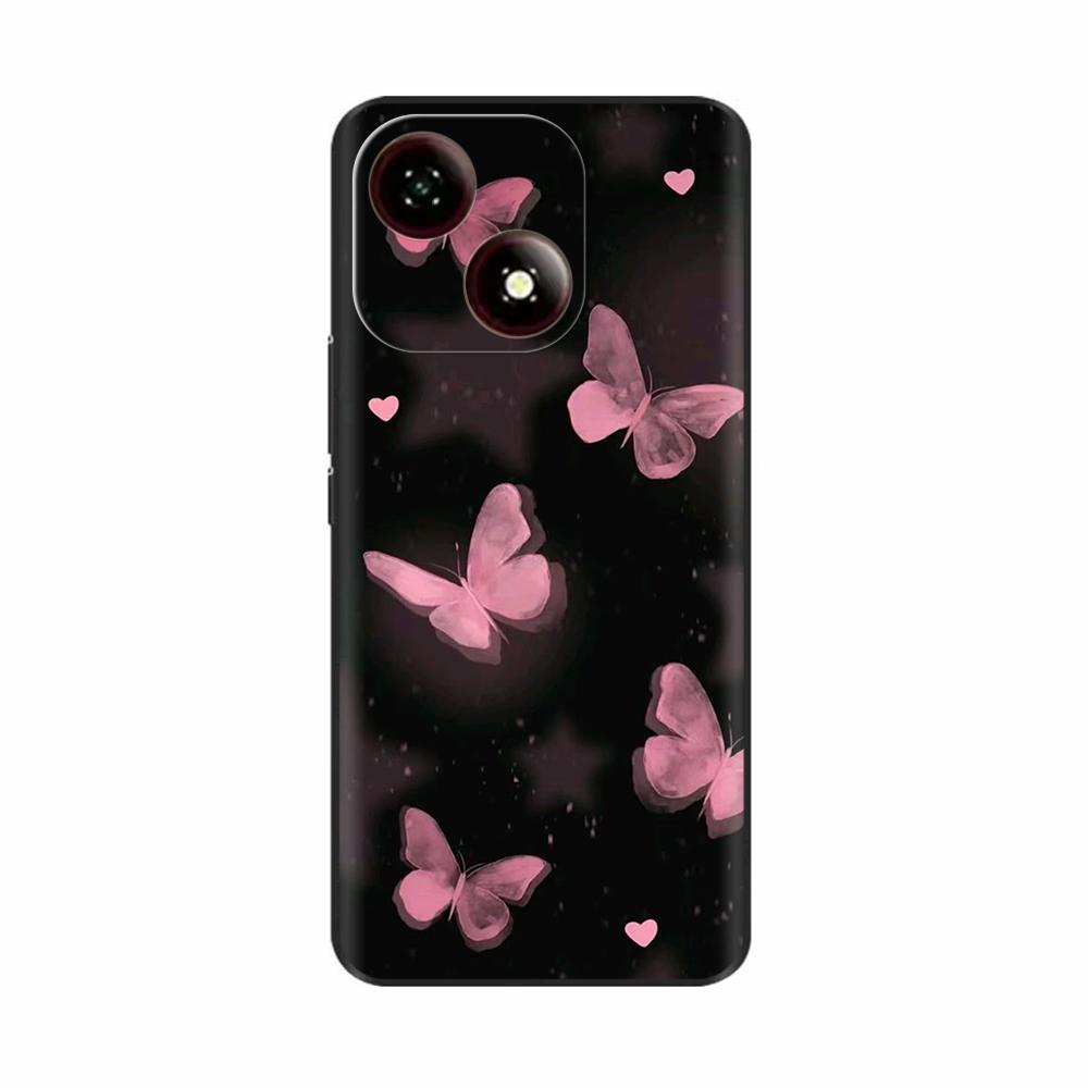 Stoßfeste Hülle für ZTE Blade A35e Z2466 Hülle Cartoon Silikon Stoßfänger Weiche Handyhülle für ZTE Blade A35 A35e A55 A75 Rückseite