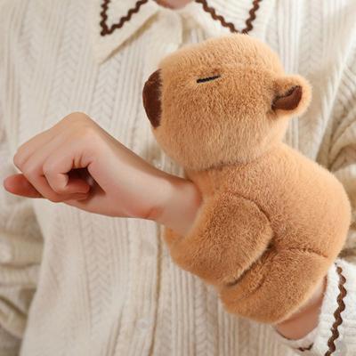 Capybara Slap-Armband Serie Panda Affe Plüsch-Handgelenkband Plüschtier Slap-Armband Weihnachtsspielzeug