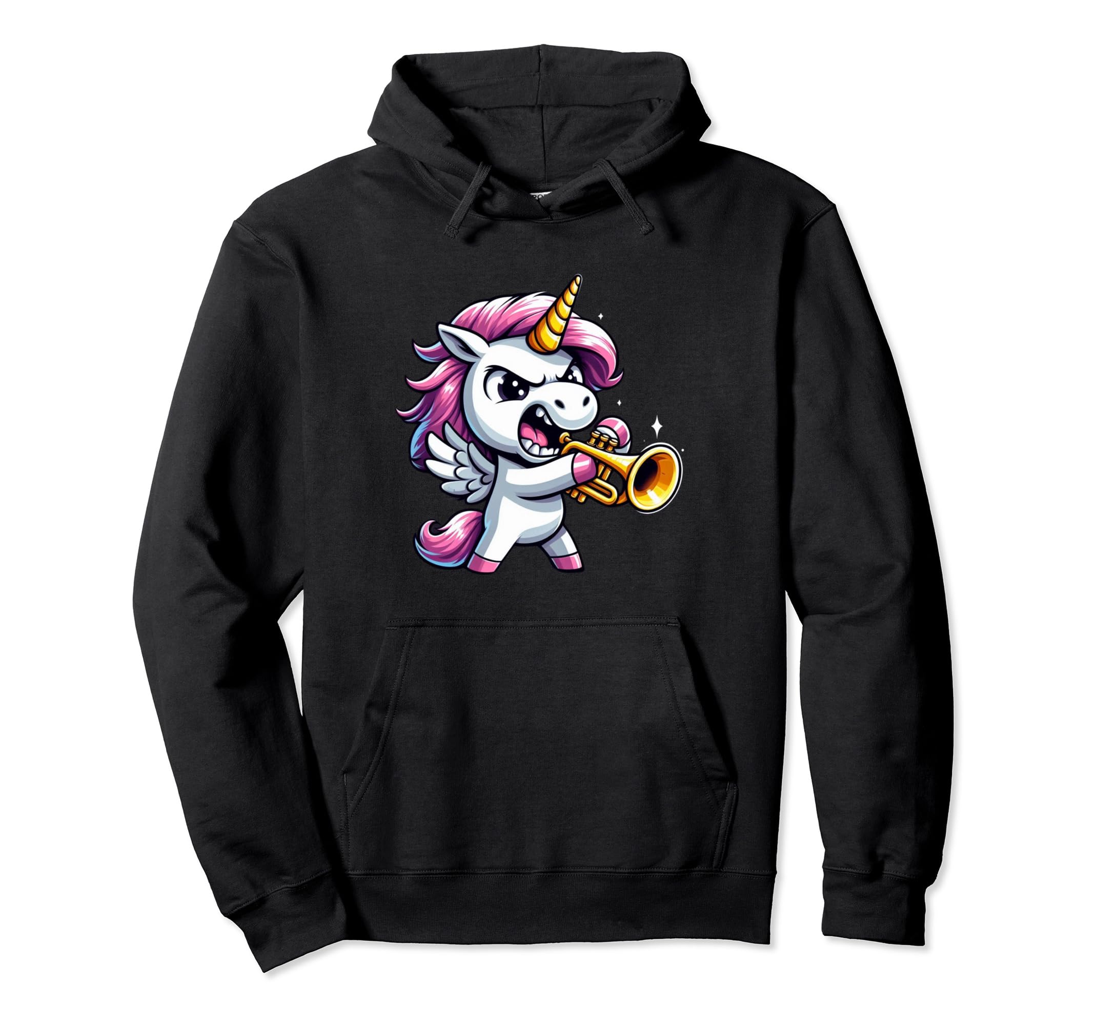 

Unicorn Trumpet Family Hoodie for Men, Women, Girls, and Kids