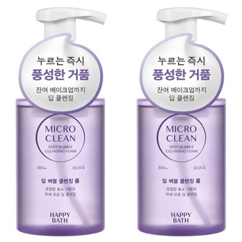HAPPYBATH Micro Clean Deep Bubble Cleansing Foam – 300ml
