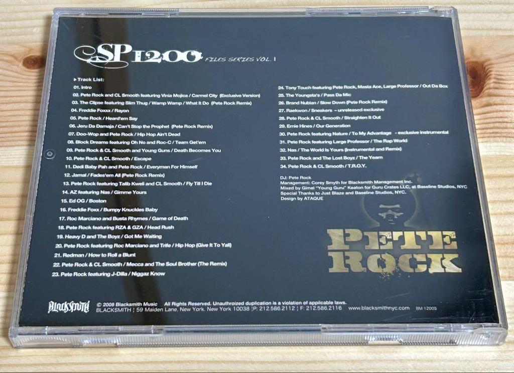[USED] PETE ROCK MIX SP1200 WU-TANG J DILLA