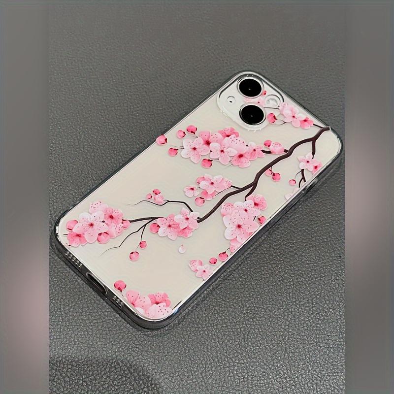 A plum flower graphic phone case for iPhone 15 14 13 12 11 x XR Xs SE2 SE 8 7 plus pro Max TPU Back Cove