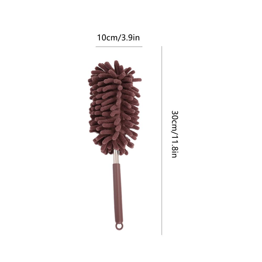 Car Interior Duster Car Cleaning Brush Multipurpose Dusting Brush Car Duster Home Kitchen Cleaning Brush Dusting Tool шоколадный
