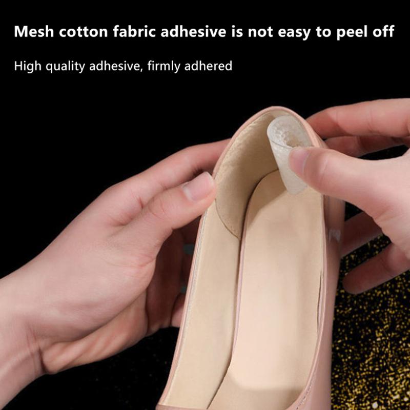1Pair Silicone Heel Stickers Heels Grips For Women Men Anti Slip Heel Cushions Non-Slip Inserts Pads Foot Heel Care Protector