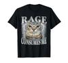 Rage Consumes Me Funny Silly Staring Cat Meme Women Men T-Shirt