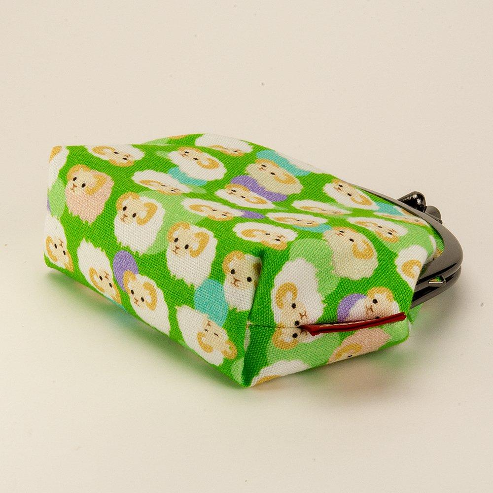 Pet Lovers HappyFabric Clasp Pouch Sheep Green 3.8-inch GS-112G