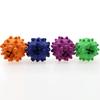 Rubber Dog Chew Ball with Squeaker Interactive Treat Dispensing Toy for Small Medium Breeds