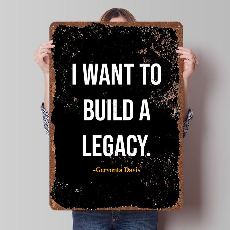Gervonta Davis Boxer Metal Posters Custom Vintage Metal Signs Wall Art Tin Plaque for Man Cave Modern Home Decoration Ornaments