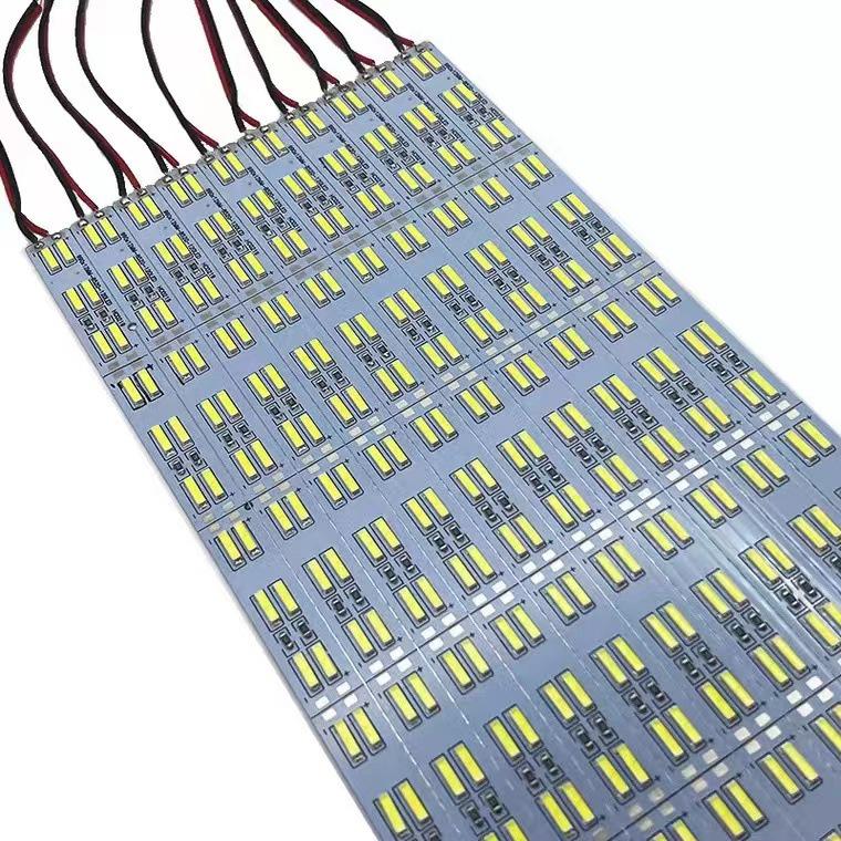 LED5630 Niedervolt-Hartlichtleiste: Einzel-/Doppelreihe, 12V, 72/144 LEDs, Hohe Helligkeit für Wohnzimmer oder Schmuckschrank.