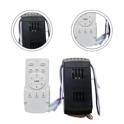 Variable Frequency Remote Control 6-Speed Adjustable For Ceiling Fan Light With Timer And Reversible Rotation Controller