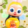 Electric Bee Childrens Toy Dancing To Rhythm Of Music Hands Move Up And Down Interactive And Fun