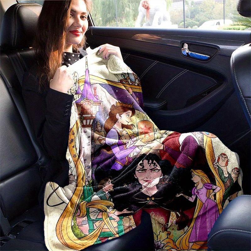 1 pezzo, Coperta Morbida in Flanella Rapunzel Principessa Intrecciata per Arredamento Casa, Copridivano, Viaggio