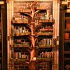 DIY Book House Kit with LED Light Handmade Vintage 3D Wooden Puzzle Bookstore Miniature Dollhouse Bookshelf Decoration Book Lover Gift
