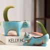 Ceramic Cartoon Cat Flower Pot Creative Succulents Plant Pots Desk Tabletop Ornaments Garden Indoor Plants Vase Home Decoration