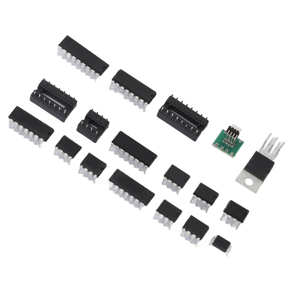 150Pcs XL IC Chip Assortment Kit for Opamp Oscillator Dual Operational Amplifier Photoelectric