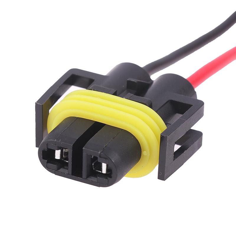 Foglight Head Light Bulb Lamp 1/2Pcs H8 H9 H11 Male To Female Socket Plug Adapter Connector Cable Wiring Harness