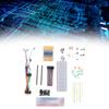 Electronic Starter Kit Solderless Jumper Wires Resistor Assortment Capacitors LED Set for STM32