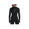 Under Armour Pattern Print Half-Zip Pullover Hoodie Women hoodies Black 1373206-001