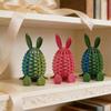 Easter Egg Decorations 3d Printed Easter Eggs Flexible Articulated Bunny Decor Easter Basket Stuffers Party Supplies Easters Gif