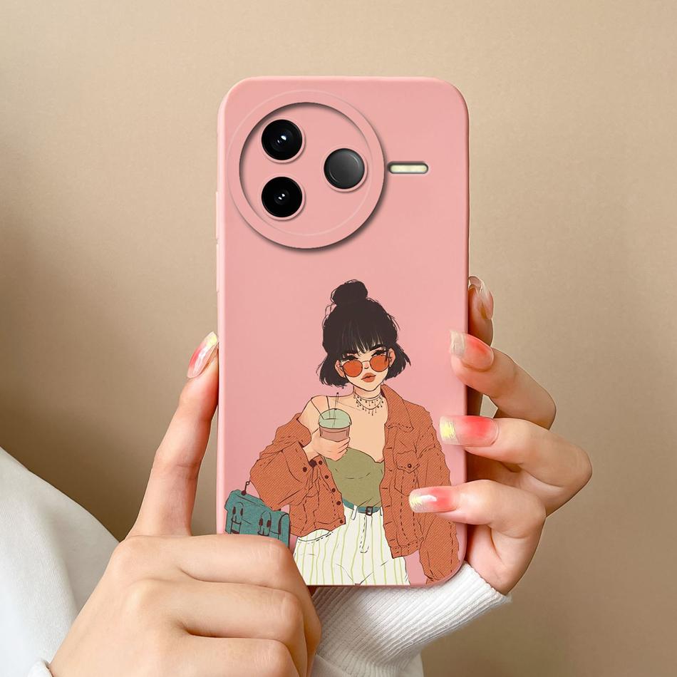 Phone Cover For POCO F7 Pro Ultra Premium Liquid Silicone Cute Case Camera Protection Anti Choc Durable Soft Phone Protectors