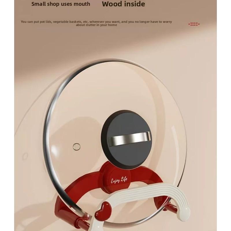 Non Perforated Wall Mounted Suction Cup Bathroom Wall Extendable Hanger красный 733₽