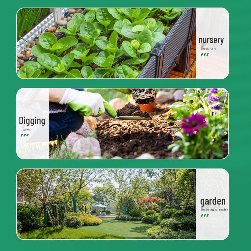Garden Weeding & Digging Hoe - Hollow Design for Easy Soil Turning