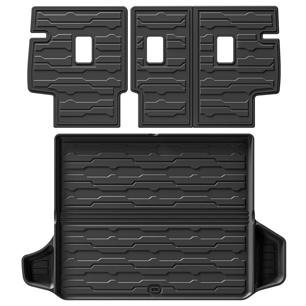 for GMC Terrain Chevrolet Equinox 2025 2025 - 2018 TPE 3D Car Floor Mats Trunk Backrest Pad Waterproof Protective Left Rudder
