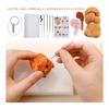 TVETE Wool Felting Kit Needle Beginner [Orange Cat] English Instruction Manual Included Handicraft Kit Introduction Stress Relief Healing DIY Craft