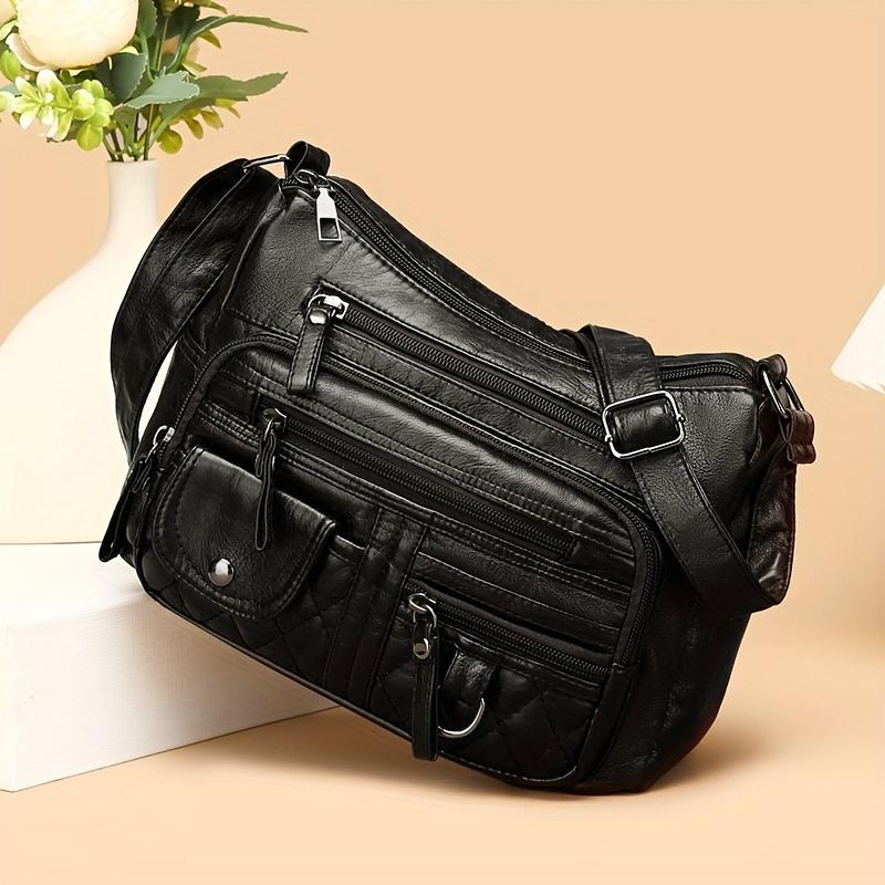 Duża pojemność Miękka torba na jedno ramię Crossbody Slanting 2024 Zima Kobiety Casual Małe torby