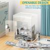 PGY Acrylic Transparent Card Box with Lock Money Saving Jar Coin & Cash Bank Waterproof  Voting/Suggestion/Tip/Jar Donation Box