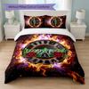 Guns N’ Roses Print 3Pcs Bedding Set Duvet Cover With Two Pillowcases Soft Bed Linen For Household Bedroom
