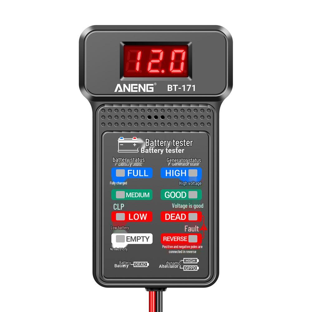 ANENG 12V Battery Tester for Cars, EVs, and Motorcycles - Models BT171/BT172