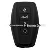 Silicone Key Case for Geely 4-Button Models: Jiaji, Binyue, Dihao GL, Arrow (Remote Start)
