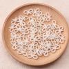 100pcs Bows, Ivory White Hair Ring Decoration, Suitable For DIY Wedding Hair Accessories Daily Decoration, DIY Materials