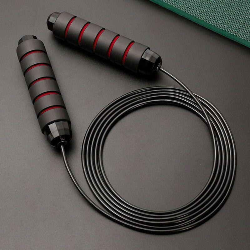 1 Set Anti-Tangling Steel Wire Jump Rope Adjustable For Skipping Fitness Workout Home Sport Training Equipment