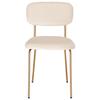 Velvet Chair Louis Gold Beige Velvet