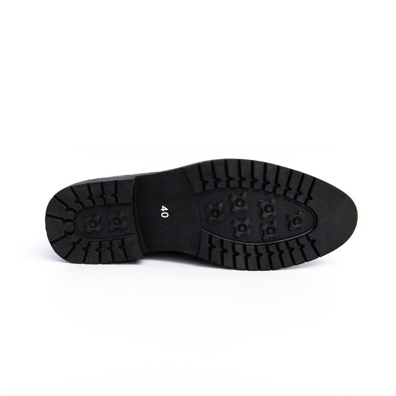 Herr Svart Loafers Läder Brun Formella Affärsskor Bröllopsklädsel Balskor Överdimensionerade