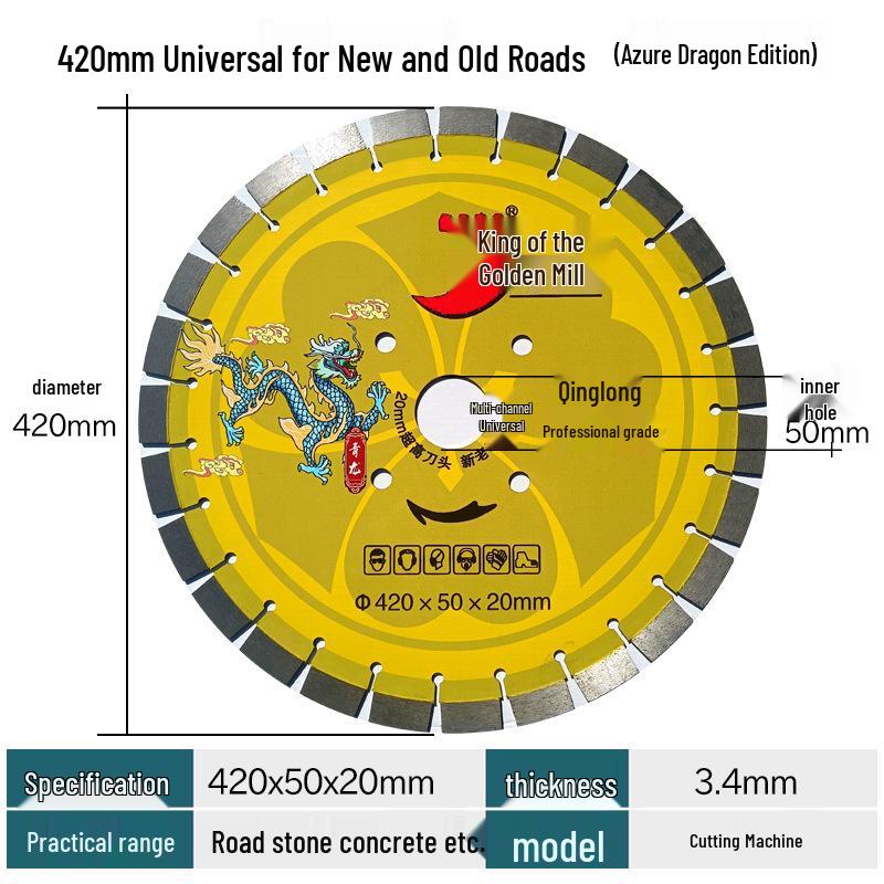 Diamond Saw Blade for Concrete, Stone, Marble & Cement - 300/400/500 mm
