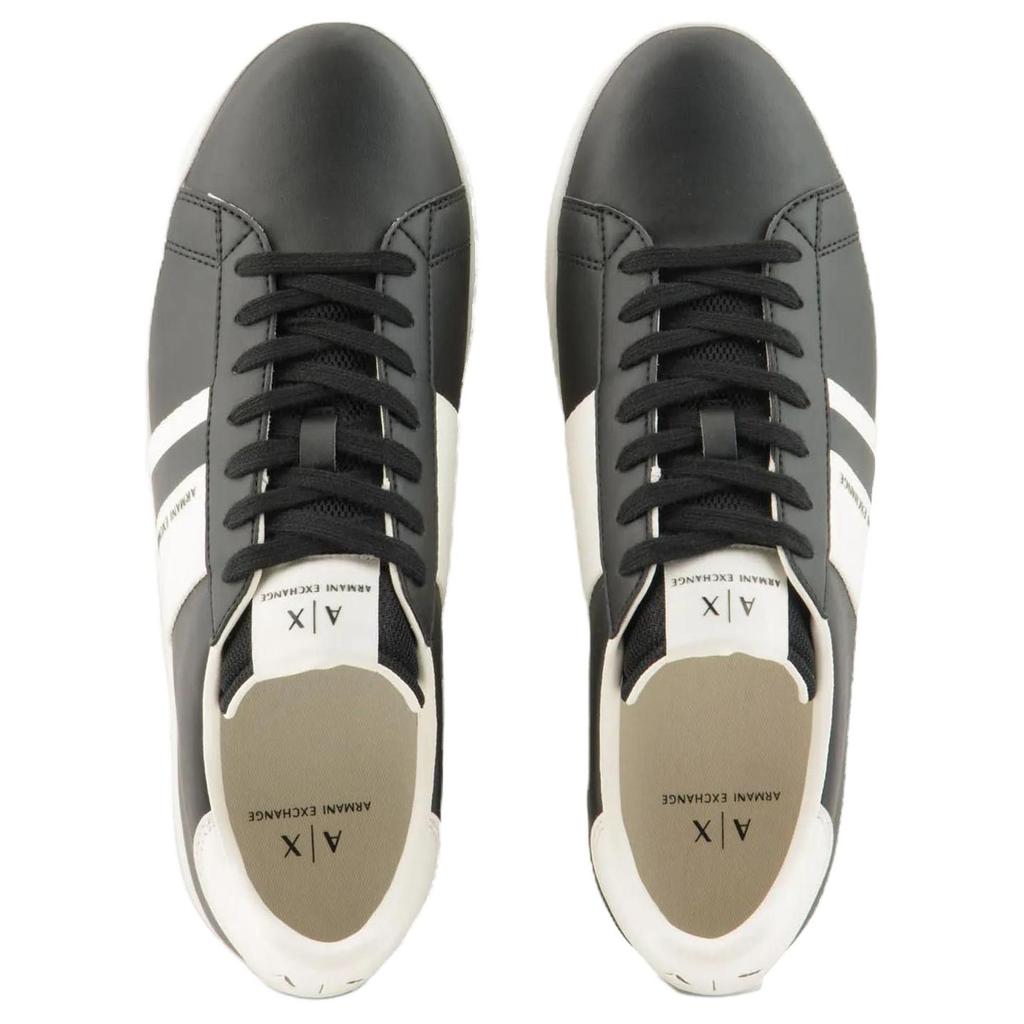 Armani Exchange Comfortable Minimalist Low-Top Sneakers Men sneakers Black XUX173XV6661N814