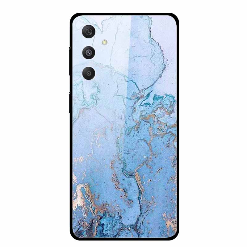 For Samsung Galaxy M54 M34 M14 Case Luxury Tempered Glass Back Cover Hard Case Samsung Galaxy M 54 Capa Fundas Coque Colorful