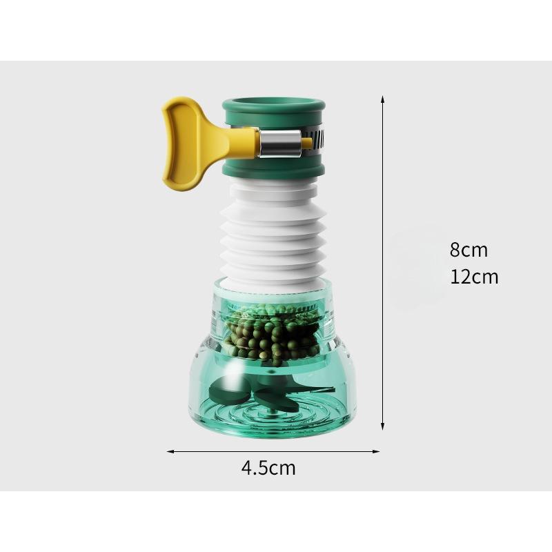 Wasserhahnfilter, Haushalts-Leitungswasserreiniger, Spritzfester Duschkopfverlängerer, Booster-Filterkartusche, Universeller Wasserfilter