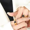 New In Heart-to-heart Ring Ladies Ins Style Simple  Double Love Korean Creative Rings