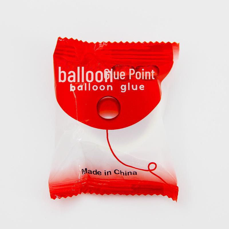 

Знімні Прозорі Двосторонні Клейові Стікери для Кульок, що не залишають слідів (100 штук) для Весіль та Днів народжень