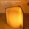 Creative LED Book Night Light, Foldable Glowing Book Lamp, Birthday Gift, Festival Souvenir