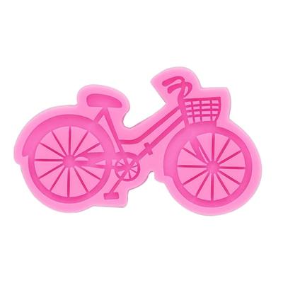 Fahrradform Harzformen Silikon Epoxidharz Schlüsselanhängerformen DIY Halskette Kuchen Dekoration Schmuckherstellung Kleine Werkzeuge