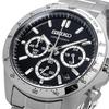 [Seiko] SEIKO 1/5 Second Chronograph Quartz CHRONOGRAPH QUARTZ Watch Men's SBTR013 Black [Official Japanese Product]