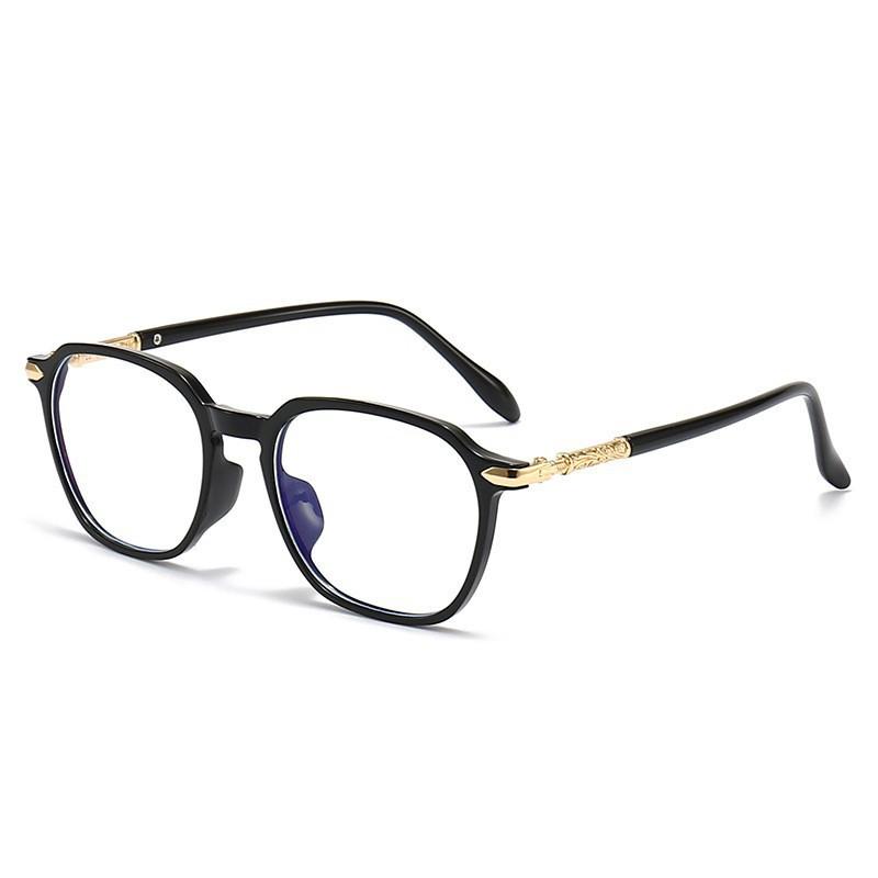 Anti-Computer Radiation Glasses Frame Anti-Blue Light Fashion Plain Glasses Eye Protection Versatile Korean Female Tide Street Shot
