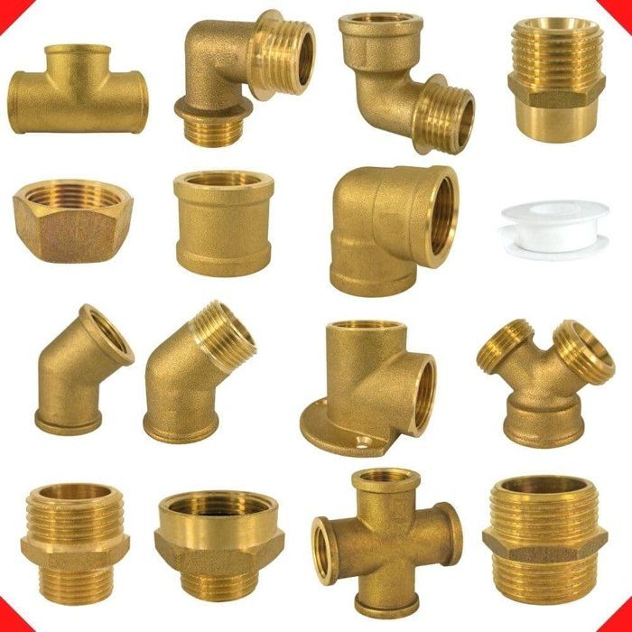 Reduced Brass Fitting 1/2" AG X 3/4" AG - Double Nipple Plumbing